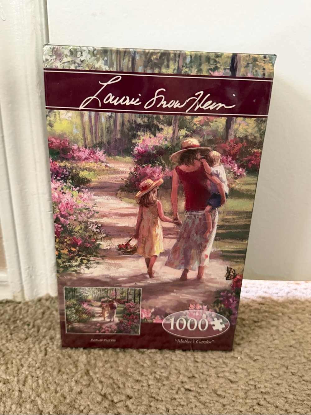 Laura Snow Heen 1000-Piece 'Mother's Garden' Puzzle - Floral Artwork